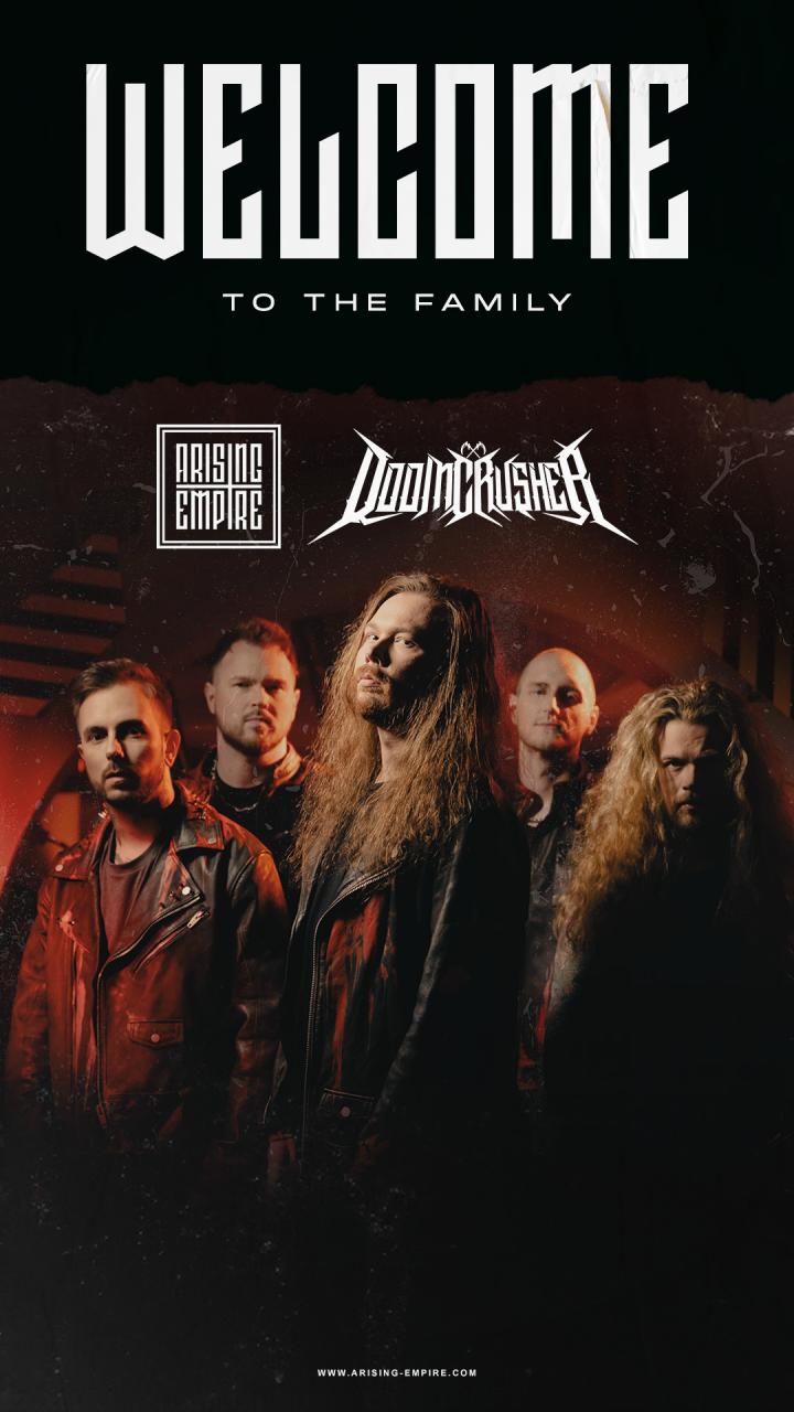 Doomcrusher join forces with Arising Empire!
